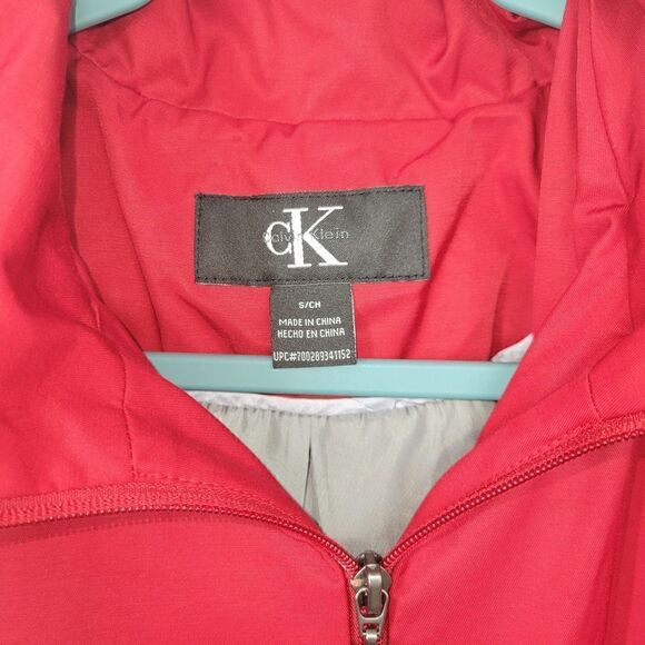 Calvin Klein red coat size small. ^ - Picture 6 of 7
